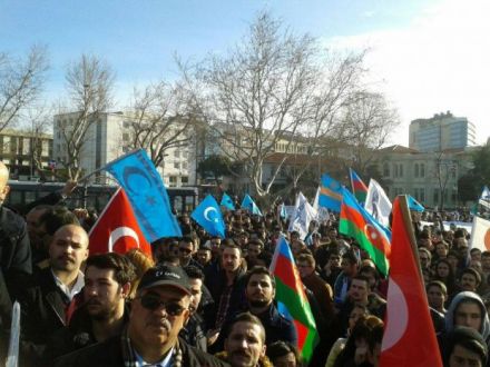 İstanbulda möhtəşəm Xocalı yürüşü - FOTOLAR