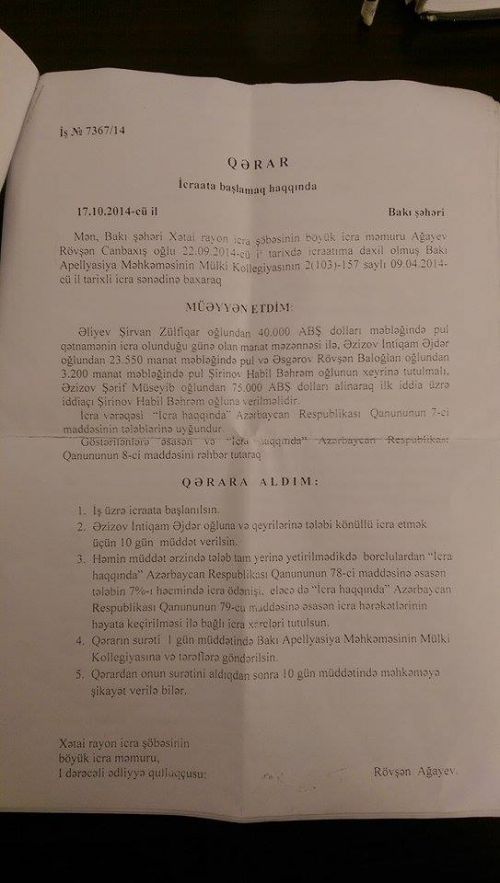 Deka Bankın 56 minlik “şapkası” vətəndaşı evsiz qoydu