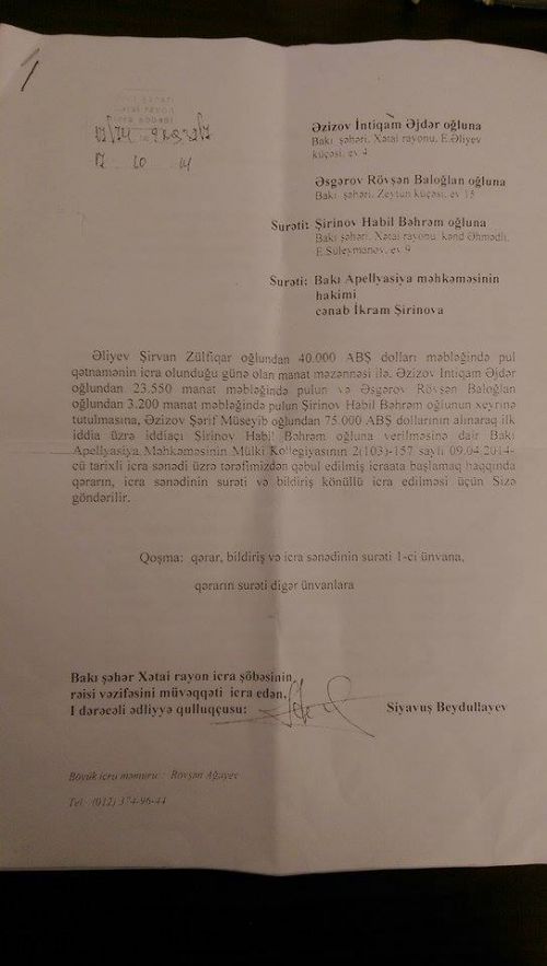 Deka Bankın 56 minlik “şapkası” vətəndaşı evsiz qoydu