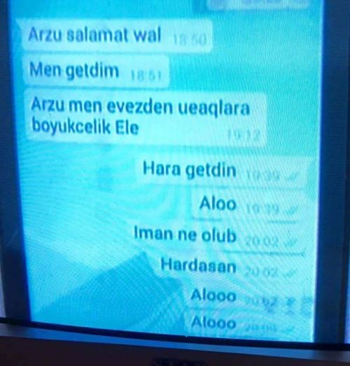 İtkin düşən neftçinin son mesajı - “Arzu, salamat qal”