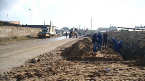 Nardaranın küçələri yenidən qurulur - FOTO