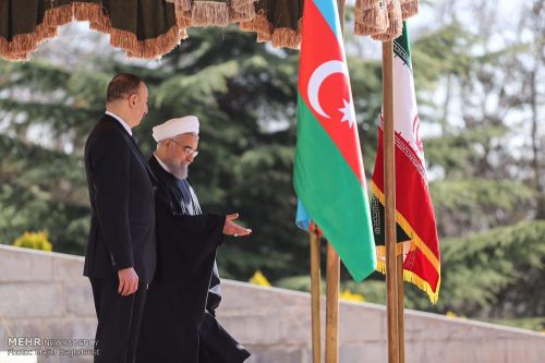 Azərbaycan prezidentinin İranda möhtəşəm qarşılanma mərasimi