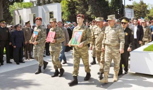 Sumqayıt sonuncu şəhidi ilə vidalaşdı – FOTOLAR