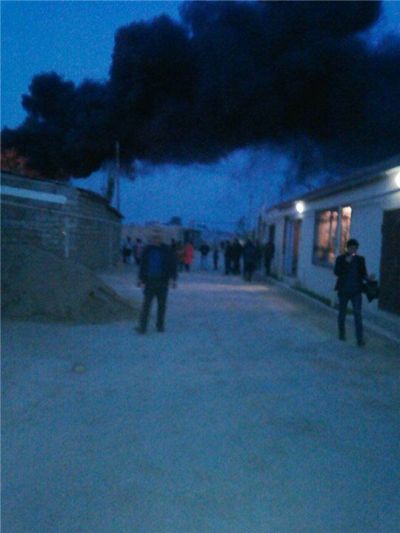 Bakıda güclü yanğın: Evlər təhlükədə - FOTOLAR