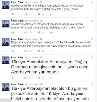 İlham Əliyev: "Türkiyə-Azərbaycan birliyi nəinki regionda, dünya miqyasında bir amildir"