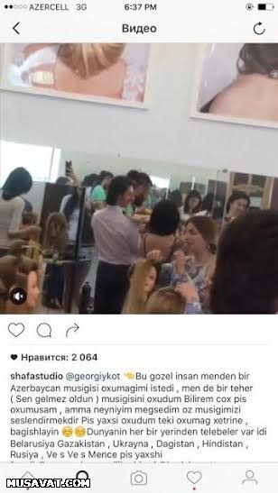  Xalq artistinin qızının adı erməni stilist qalmaqalında