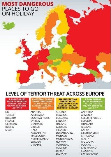 Azərbaycan terror riskli ölkələr siyahısında