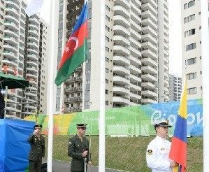 Rio-de-Janeyroda Azərbaycan bayrağı qaldırıldı