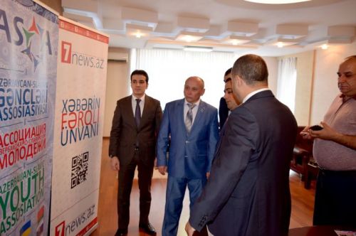 Ukraynanın nüfuzlu universitet rektoru ASGA-nın ofisində - FOTO