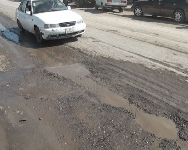 “Azəravtoyol” ASC bu yolun təmirinə maliyyə ayırmağı gecikdirir - FOTOLAR