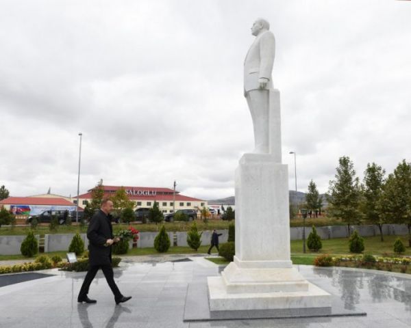 Prezident Ağstafaya getdi