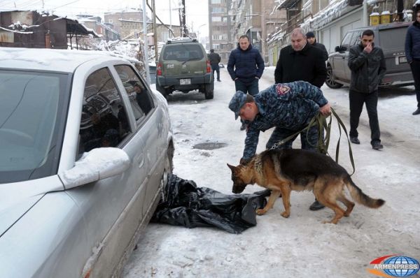 İrəvanda bankomat partladıldı - FOTO