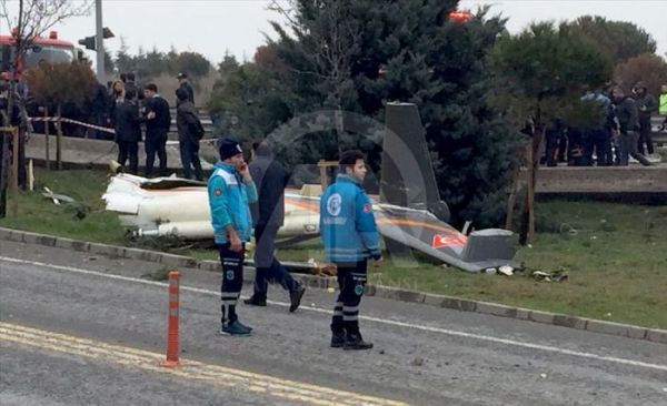 İstanbulda helikopter qəzası, 5 ölü - VİDEO