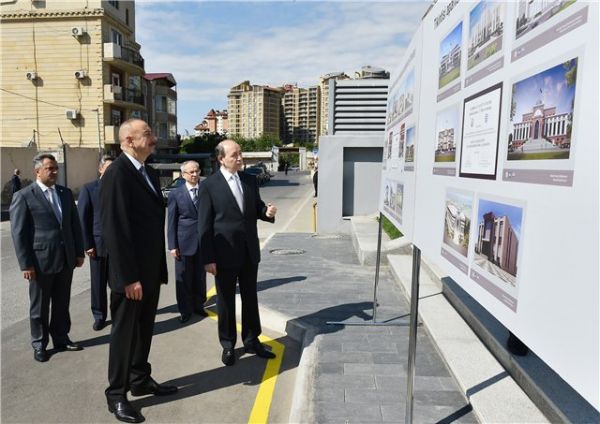 Prezident yeni binanın açılışında — FOTO