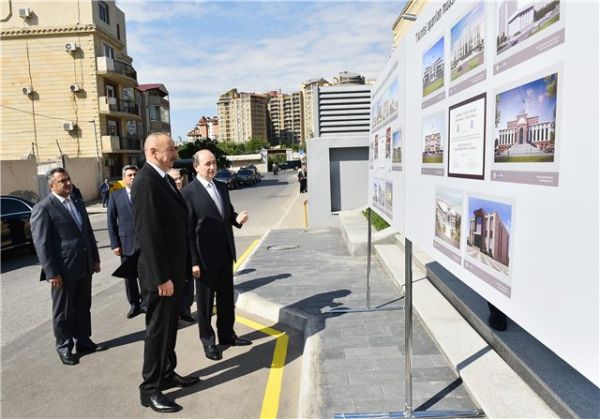 Prezident yeni binanın açılışında — FOTO