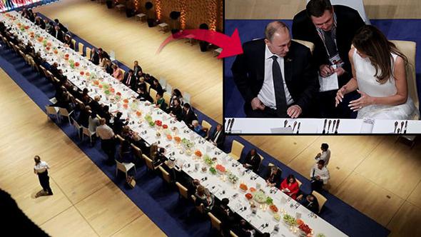 G20-nin möhtəşəm masasında diqqət çəkən söhbət - FOTO