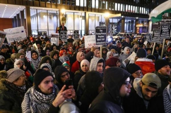 ABŞ-da möhtəşəm Qüds yürüşü – Trampa etiraz - FOTO