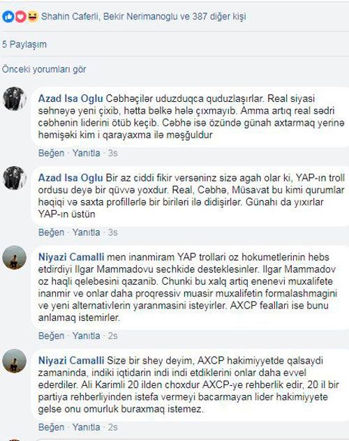 AXCP ilə REAL arasında trol davası - Fotolar