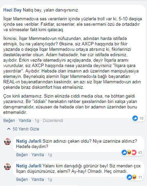 AXCP ilə REAL arasında trol davası - Fotolar