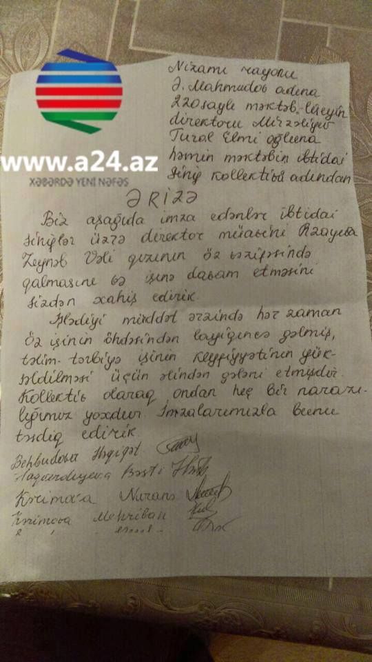 220 saylı məktəbdə müəllimə əxlaqsızlıqla məşğuldur, direktor isə... - Məşhur rejissor dəhşətli faktların üstünü açdı 