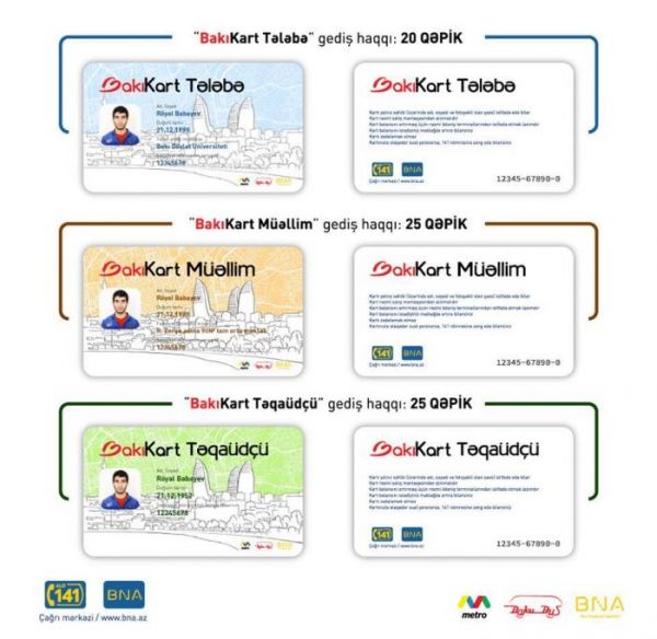 "BakıKart Tələbə", "BakıKart Müəllim", "BakıKart Təqaüdçü" yaradılsın – Bahalaşma əleyhinə təklif