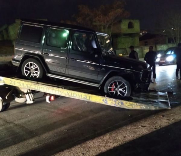 Bakını iflic edən "Gelandewagen"nin görüntüləri -FOTO