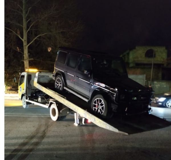 Bakını iflic edən "Gelandewagen"nin görüntüləri -FOTO