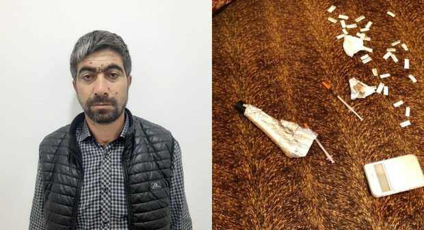 İsmayıllıda heroin alverçisi tutuldu