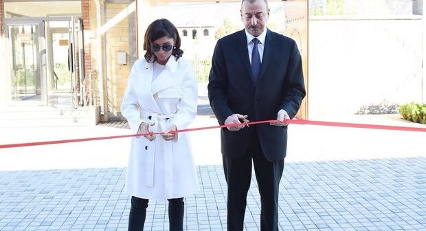 İlham Əliyev və Mehriban Əliyeva Sumqayıtda açılışda – FOTO