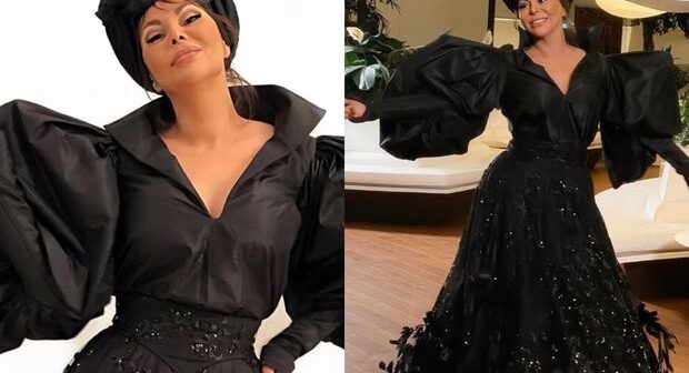 Aygün Kazımova qaralara bürünüb göz qamaşdırdı – FOTO