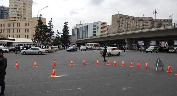 Bakının Ziya Bünyadov prospektinə 20 Yanvar dairəsindən giriş məhdudlaşdırılır