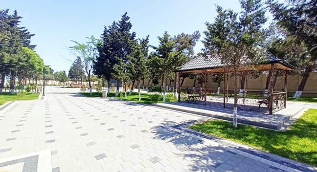 Mərdəkanda Böyük Vətən Müharibəsində həlak olanların xatirəsinə salınmış park yenidən quruldu – FOTO