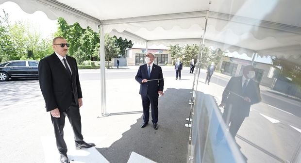 İlham Əliyev Tərtərdə yol açılışında iştirak etdi – FOTO