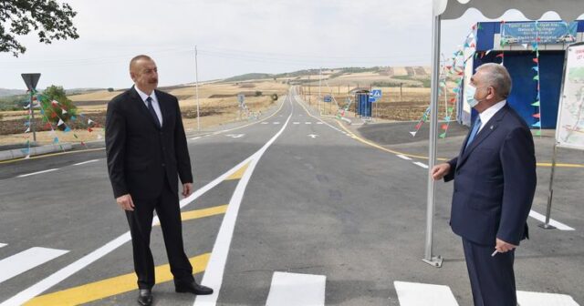 İsmayıllıda avtomobil yolu yenidənqurmadan sonra istifadəyə verilib
