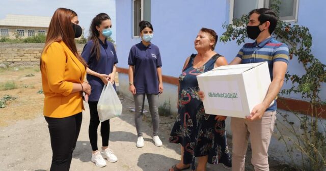 Neftçalada 300 ailəyə ərzaq yardımı paylanıldı