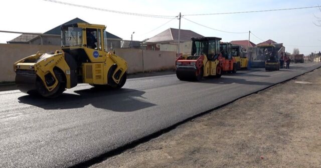 Bakıda 18 km yol yenidən qurulur