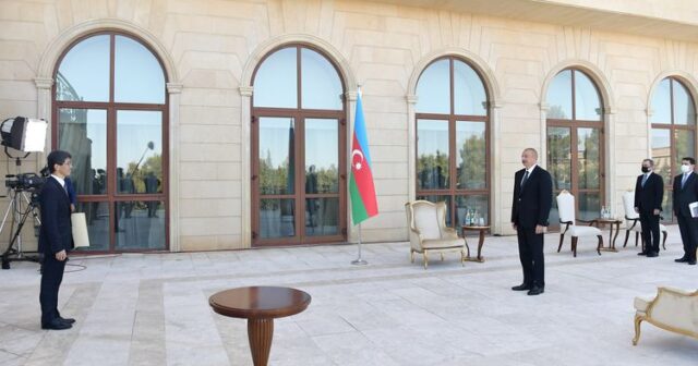 Prezident İlham Əliyev Yaponiyanın yeni səfirinin etimadnaməsini qəbul edib