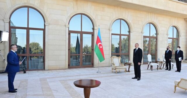 Azərbaycan Prezidenti Yunanıstan səfirinin etimadnaməsini qəbul edib
