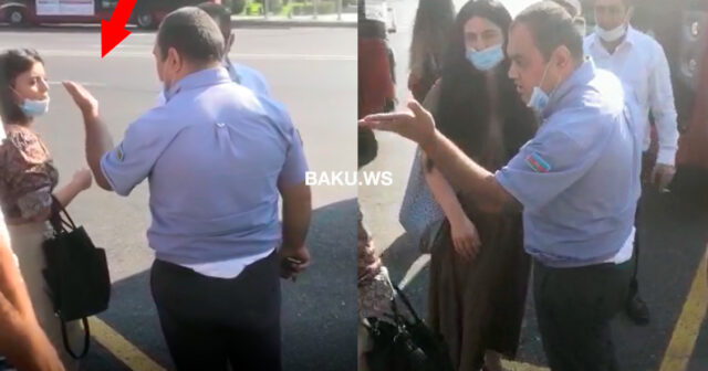 “BakuBus”ın sürücüsü qadını təhqir etdi