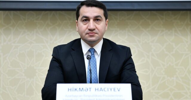 Prezidentin köməkçisi: “Paşinyanın açıqlaması Ermənistanın münaqişənin həllində maraqlı olmadığını göstərir”