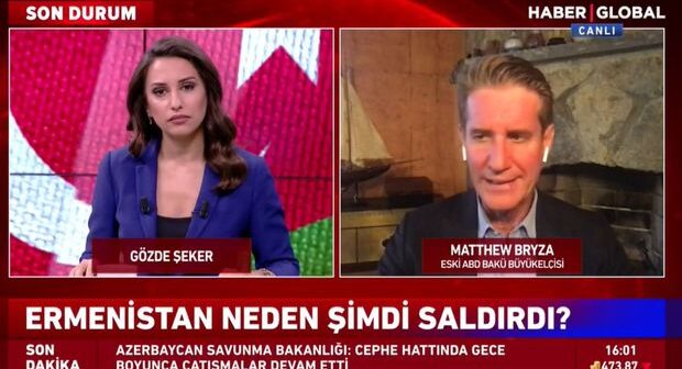 Metyu Brayza “Haber Global”da erməni təxribatından danışdı