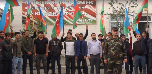 Qobustan könüllülərini cəbhəyə yola saldı