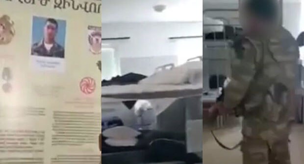Erməni işğalçılarının atıb qaçdığı hərbçi yataqxanasının görüntüləri yayılıb
