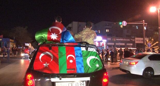 Qubadlı şəhərinin işğaldan azad olunması Sumqayıt şəhərində sevinclə qarşılandı – VİDEO