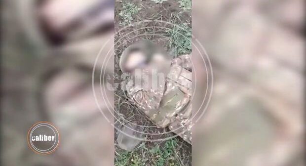 Qəhrəman Azərbaycan əsgərlərinin məhv etdiyi işğalçıların görüntüləri – VİDEO