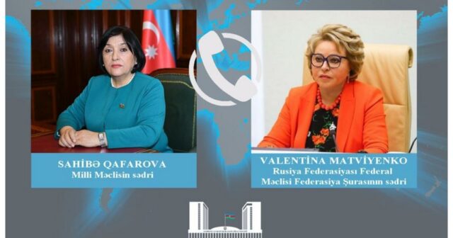 Sahibə Qafarova Valentina Matviyenkoya Gəncəyə raket atılması barədə məlumat verdi