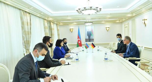 Sahibə Qafarova Almaniyanın ölkəmizdəki səfiri ilə Qarabağdakı hadisələri müzakirə edib