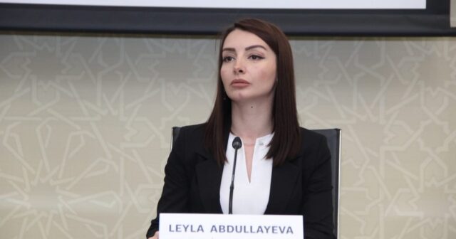 Leyla Abdullayeva: “Ermənistan prezidenti yalan danışıb”