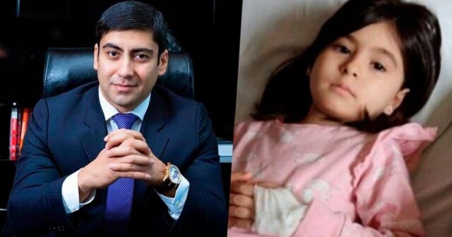 İş adamı Anar Əlizadə atası cəbhədə döyüşən 5 yaşlı Safiyanın müalicəsini üzərinə götürdü