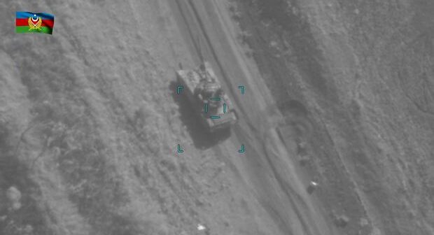 Xocavənd ətrafında gedən döyüşlərdə düşmən tankları məhv edilib